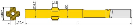 Striking Bar Tamrock R32